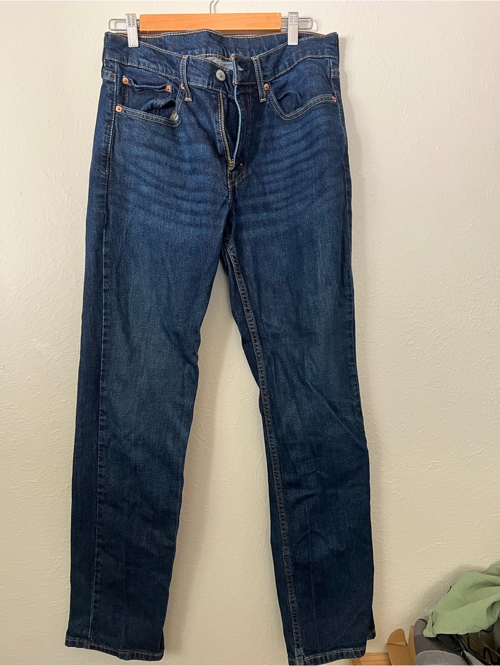 Men’s Levi’s 514 - Men's Straight Dark Blue Jeans